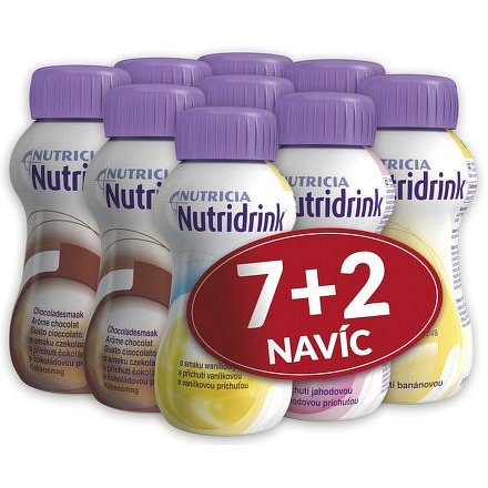 Nutridrink akční balíček 7+2ks NAVÍC