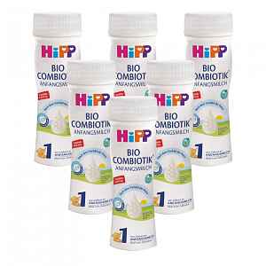 Hipp 1 BIO Combiotik Počáteční mléčná kojenecká výživa 6x200 ml