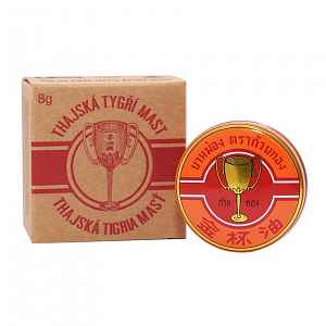 Thajská tygří mast Golden Cup balm 8g