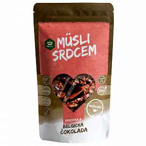 TOPNATUR Müsli Belgická čokoláda&Brusinky 350g