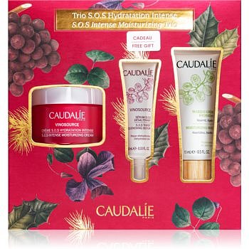 Caudalie S.O.S. Intense Moisturizing Trio dárková sada VI.