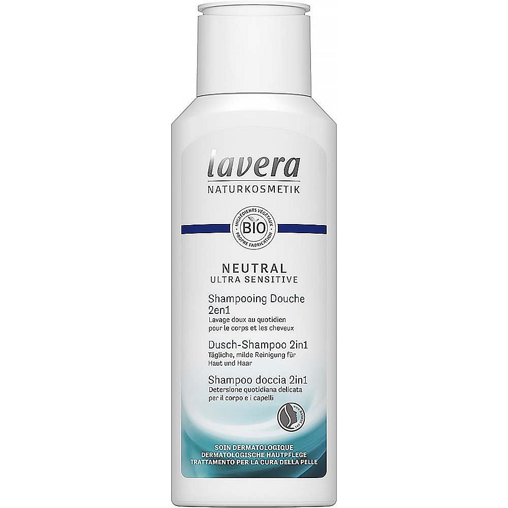 LAVERA Neutral Ultra Sensitive Sprchový šampon na tělo a vlasy 2 v 1 200 ml