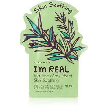 TONYMOLY I'm REAL Tea Tree zklidňující plátýnková maska 1 ks