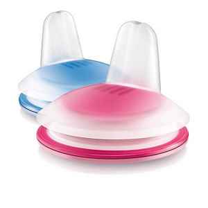 AVENT Hubičky pro prv.doušky Prem.200ml růž/mod2ks