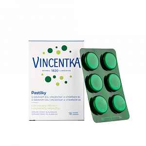 Vincentka pastilky bylinné 18ks