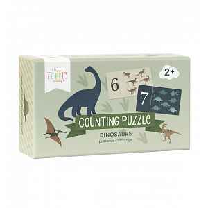 A Little Lovely Company přiřazovací puzzle – počítání s dinosaury