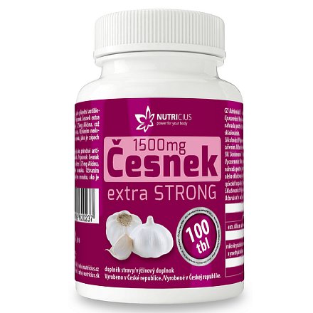 Česnek extra strong 1500mg tbl.100