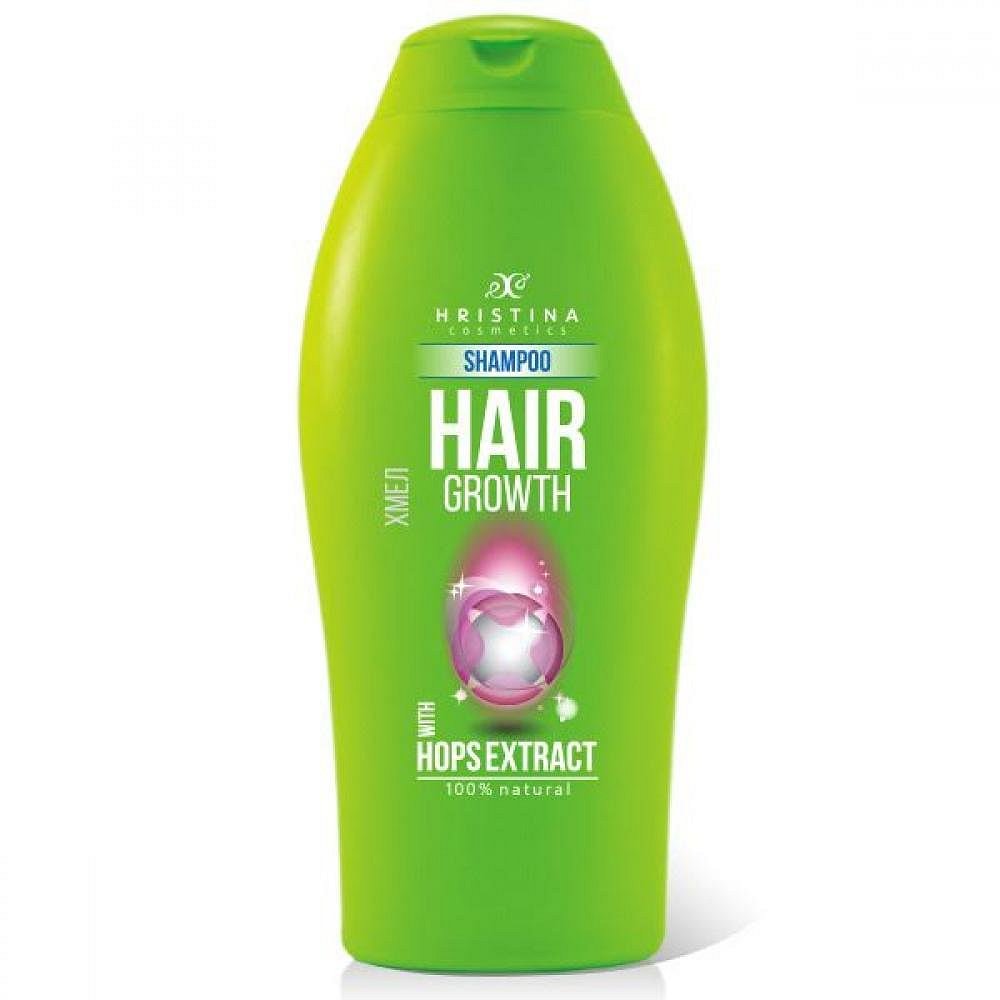 HRISTINA přírodní šampon pro zdravé a silné vlasy s chmelem 200 ml