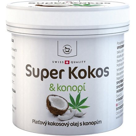 Super Kokos a konopí pleťový olej 150ml