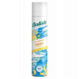 BATISTE Fresh  suchý šampon na normální vlasy S lehkou vůní 200 ml