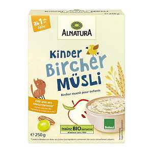 Alnatura BIO Dětské müsli, vločky, ovoce a mandle 250 g