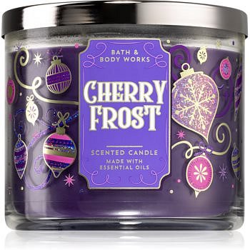 Bath & Body Works Cherry Frost vonná svíčka 411 g