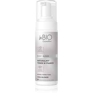 beBIO Natural Foam Toner Cool Blonde tónovací pěna na vlasy 120 ml