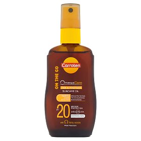 Carroten Omega Care olej na opalování a ochranu kůže SPF 20 50 ml