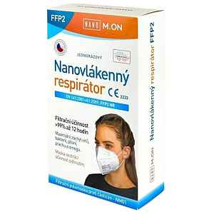 Nano M.ON antivirový nanorespirátor FFP2 Univerzální bílá 10 ks
