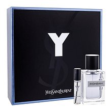 YVES SAINT LAURENT Y for Men Dárková sada pánská toaletní voda 60 ml a miniaturka Y for Men pánská toaletní voda 10 ml