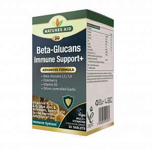 Natures Aid Beta-Glukany 150mg (s vitamíny A ,C,D) 30 tablet