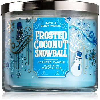 Bath & Body Works Frosted Coconut Snowball vonná svíčka 411 g