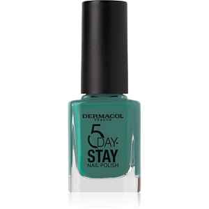 Dermacol 5 Day Stay dlouhotrvající lak na nehty odstín 66 Emerald 11 ml