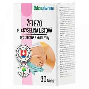 Edenpharma Železo plus Kyselina listová tbl.30