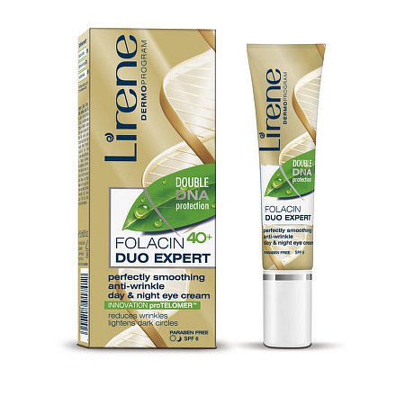 Lirene Folacin protivr. oční krém 40+ SPF8 15ml