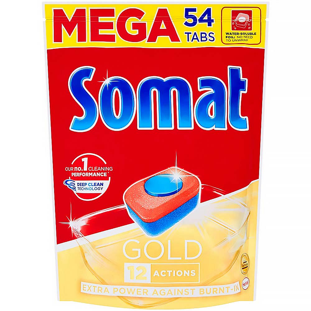 SOMAT Gold Mega tablety do myčky na nádobí 54 tablet