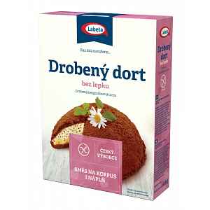 Bez lepku Drobený dort 410g Labeta