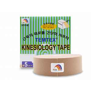TEMTEX kinesio tape Classic XL, béžová tejpovací páska 5cm x 32m