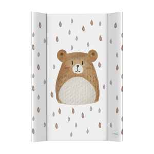 CEBA BABY Podložka přebalovací 2-hranná s pevnou deskou (50x70) Basic Bear Buddy