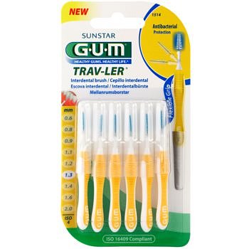 G.U.M Trav-Ler mezizubní kartáčky 6 ks 1,3 mm