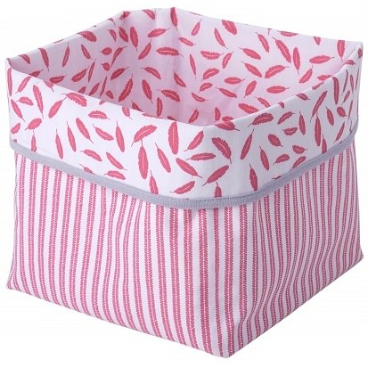 Kikadu Textilní krabice růžová