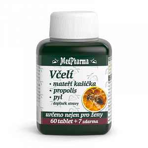 MedPharma Včelí mateří kašička+Propolis+Pyl 67 tablet