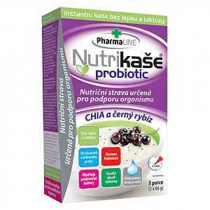 Nutrikaše probiotic - CHIA a černý rybíz (3x60g)