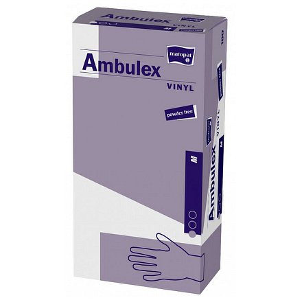 Ambulex Vinyl rukavice vinyl.nepudrované M 100ks