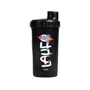 LAUF plastový shaker (šejkr), černý, 700 ml