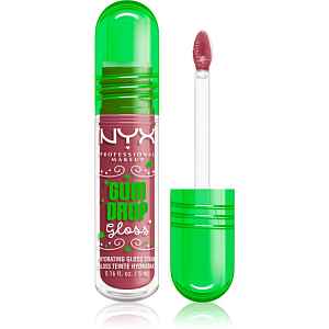 NYX Professional Makeup Gingerbaddie Land Gum Drop lesk na rty odstín 02 Bubblegum Burst 1 ks