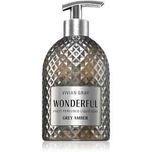 Vivian Gray Wonderful Grey Amber luxusní tekuté mýdlo na ruce s parfemací 500 ml