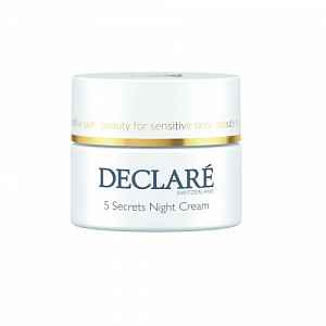 DECLARÉ Switzerland 5 Secrets Night Cream uklidňující noční krém 50ml + dárek DECLARÉ - čistící mléko