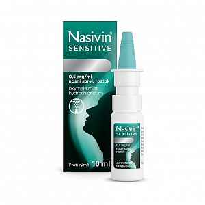 Nasivin Sensitive 0.05 % nosní sprej 10 ml