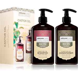 Arganicare Castor Oil Set dárková sada stimulující růst vlasů 1 ks