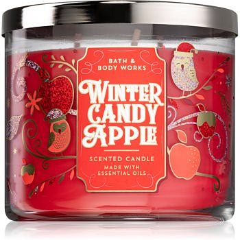 Bath & Body Works Winter Candy Apple vonná svíčka I. 411 g