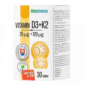 Edenpharma Vitamín D3+K2 tbl.30