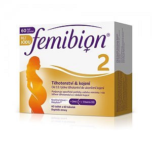 FEMIBION 2 Těhotenství a kojení tbl 60 + tob 60 bez jódu