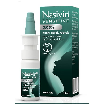 Nasivin Sensitive 0.05 % nosní sprej 10 ml