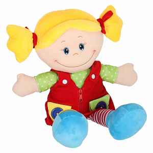 TULIMI Montessori látková panenka Ivanka – senzorická mazlící panenka, 46cm, XXL