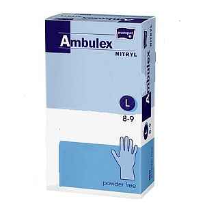 Ambulex Nitryl rukavice nitril.nepudrované L 100ks