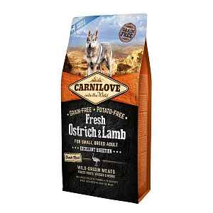 Carnilove Dog Fresh Ostrich & Lamb for small breed 6kg