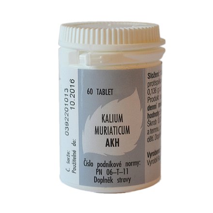 AKH Kalium muriaticum por.tbl.60