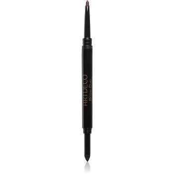 Artdeco Brow Duo Powder & Liner tužka a pudr na obočí 2 v 1 odstín 12 Ebony 0,8 g