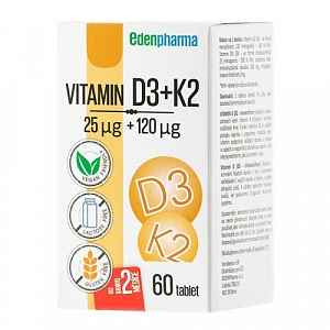 Edenpharma Vitamín D3+K2 tbl.60